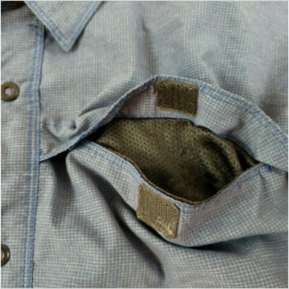 North Face Blue Button Down Shirt Size Large - Picture 3 of 7